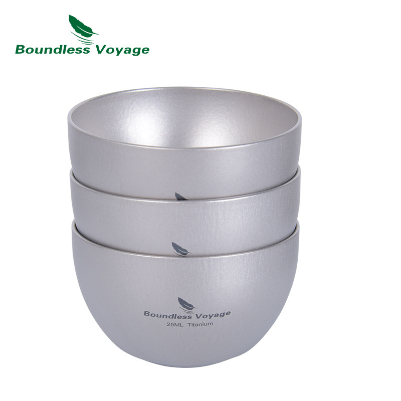 „Biwei“ gryno titano dvigubo sluoksnio arbatos puodelis, itin lengvas, nešiojamas kung fu arbatos rinkinys, mini puodelis, apsaugantis nuo nudegimų ir šilumos izoliacija, 25 ml
