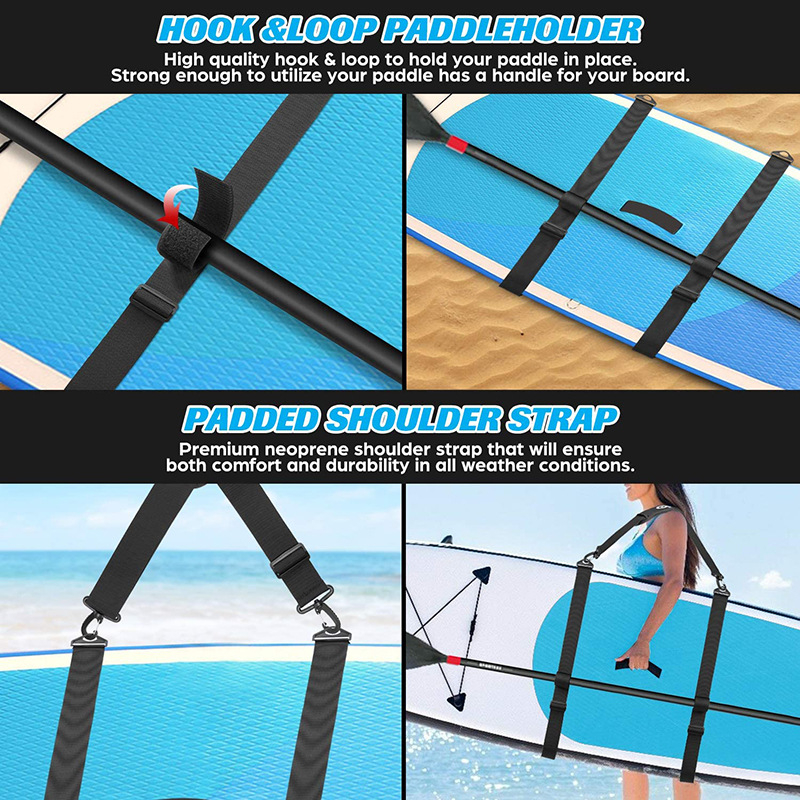 Baidarės dirželis, reguliuojamas vieno peties dirželis, banglentės dirželis, fiksuotas valties irklo dirželis, nešiojamojo irklo dirželis, neslystantis vieno peties dirželis