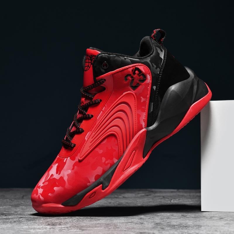 Valódi harci kosárlabdacipők férfi és női középső és nagy gyermek lélegző ütéscsillapító kosárlabdacipők gyermek bőr négy évszakos sportcipők csúszásgátló cipők