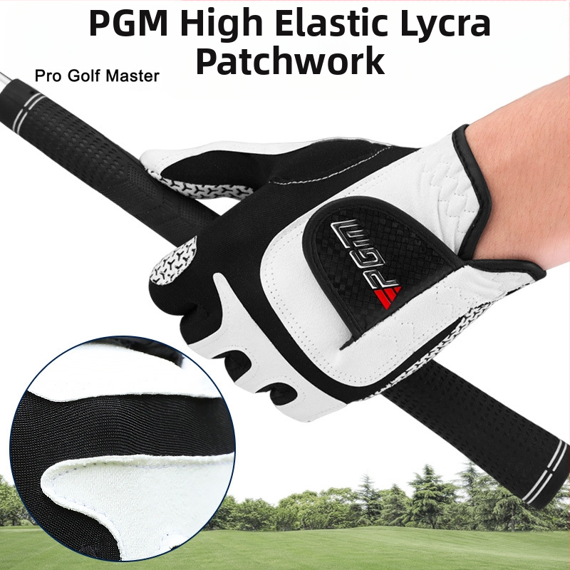 Golfové rukavice PGM, pánske elastické magické rukavice, protišmykové, priedušné, z ultrajemnej látky, pre jednu ľavú a pravú ruku