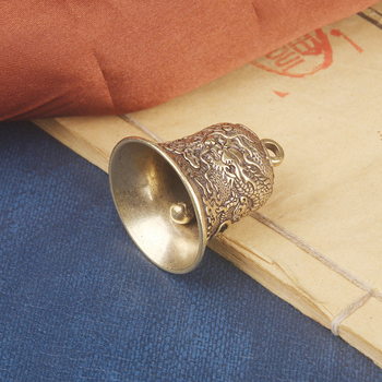 Vintage ορειχάλκινο μοτίβο δράκου καμπάνα μπρελόκ εθνική μόδα χάλκινο καμπάνα δράκος καμπάνα προσωπικότητα κρεμαστό κόσμημα χειροτεχνία wenwan χονδρικής