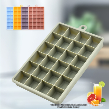Διαγώνιο τετράγωνο παγάκι σιλικόνης 24 πλέγμα οικιακής χρήσης καλούπι παγωτού τροφίμων δημιουργικό DIY παγομηχανή καλούπι παγάκι