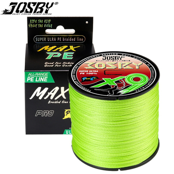 Πλεκτή πετονιά JOSBY 9/8 κλώνων 300 μέτρα 500 μέτρα 100 μέτρα πετονιά από πολυαιθυλένιο πολλαπλών νημάτων 10LB-100LB