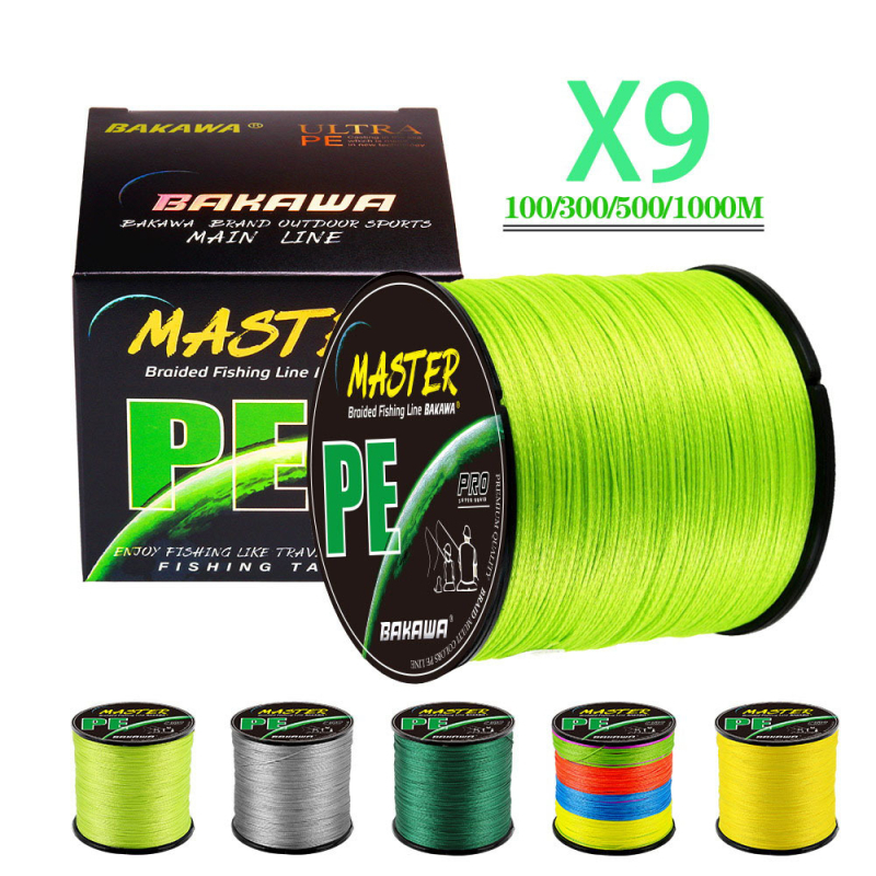 JOSBY pintas meškerės valas 9/8 gijų 300 metrų 500 metrų 100 metrų daugiagija polietileno valas 10LB-100LB