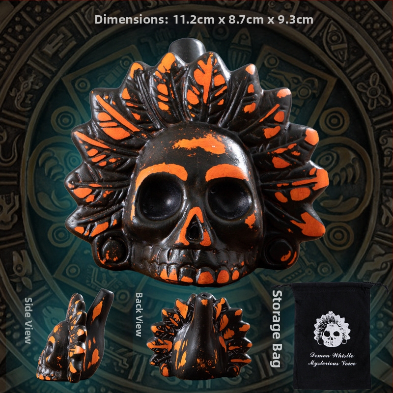 Okariini dekompressioonimänguasi, kummituskõne, vile, halloween, asteekide surmavile, deemon, õuduskare, flööt, meelelahutus