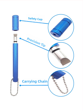 Μαχαίρι καθαρισμού με κεφαλή αυλακιού μπαστούνιου γκολφ από κράμα αλουμινίου, μαχαίρι καθαρισμού τάφρων, αξεσουάρ εργαλείου καθαρισμού γκολφ