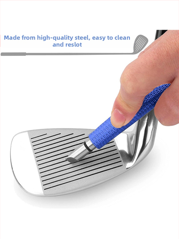 Μαχαίρι καθαρισμού με κεφαλή αυλακιού μπαστούνιου γκολφ από κράμα αλουμινίου, μαχαίρι καθαρισμού τάφρων, αξεσουάρ εργαλείου καθαρισμού γκολφ