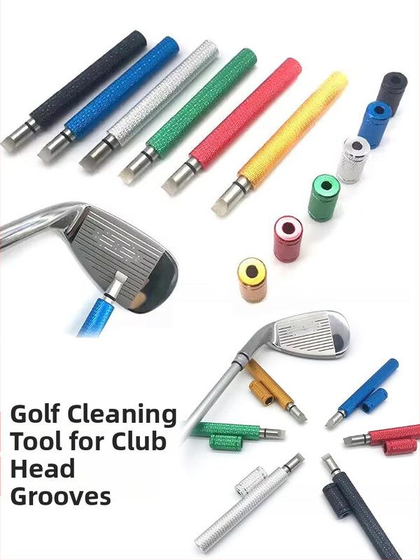 Golf alumíniumötvözet tisztító kés ütőfej horonytisztító kés ároktisztító golftisztító eszköz tartozékok