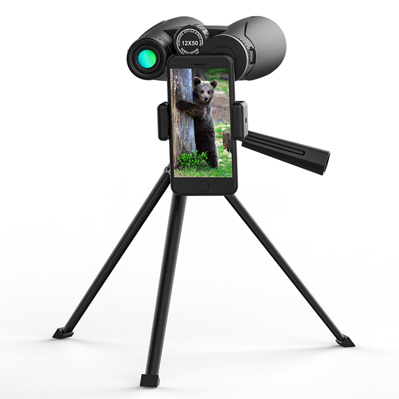 „Suncore Shunguang Rhino“ žiūronai 12x50/15x52 teleskopas, HD 50 kalibras, vandeniui atsparus taškas