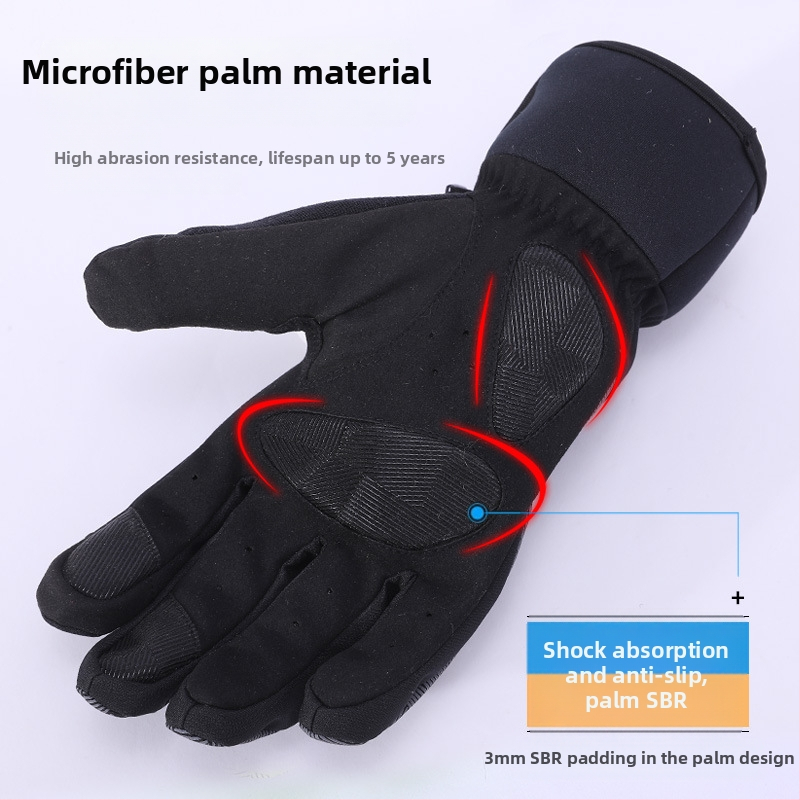 Rudens un ziemas jāšanas silti cimdi neslīdoši skārienekrāni ūdensnecaurlaidīgi āra alpīnisma slēpošanas riteņbraukšanas alpīnisma vēja necaurlaidīgi samta