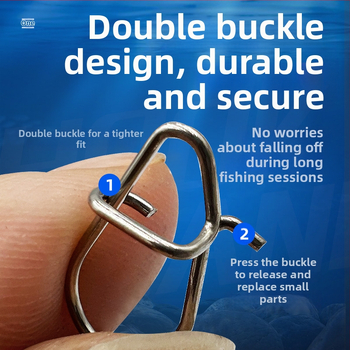 150 броя/кутия от неръждаема стомана, щифт за стръв от кратуна luya, фалшива стръв, подобрен конектор, риболовни принадлежности, аксесоари на едро