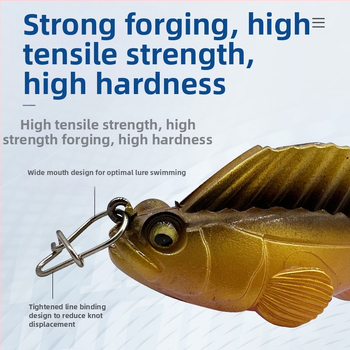 150 броя/кутия от неръждаема стомана, щифт за стръв от кратуна luya, фалшива стръв, подобрен конектор, риболовни принадлежности, аксесоари на едро