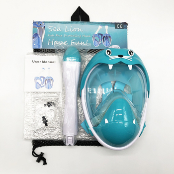 Amazon Εξωτερική Παιδική Υποβρύχια Αναπνευστική Συσκευή Παραθαλάσσιας Κολύμβησης Μάσκα Καταδύσεων με Αναπνευστήρα Εργοστάσιο Χονδρικής