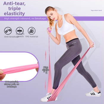 Εργοστασιακή ζώνη ελαστικής ζώνης άμεσης έλξης, ζώνη αντίστασης 2 μέτρων, σημείο προπόνησης δύναμης 1500, μπορεί να εκτυπώσει το λογότυπο