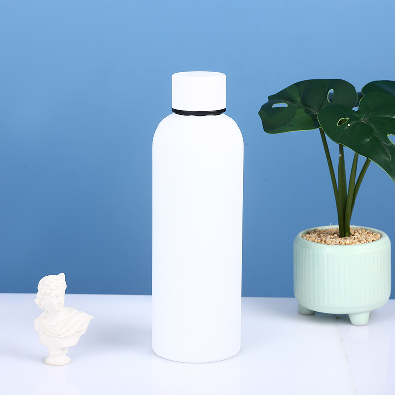 304 roostevabast terasest isolatsiooniga külma vee tass väikese suuga pudel õues kaasaskantav jäätunud kummivärvi sporditermosed piiriülene