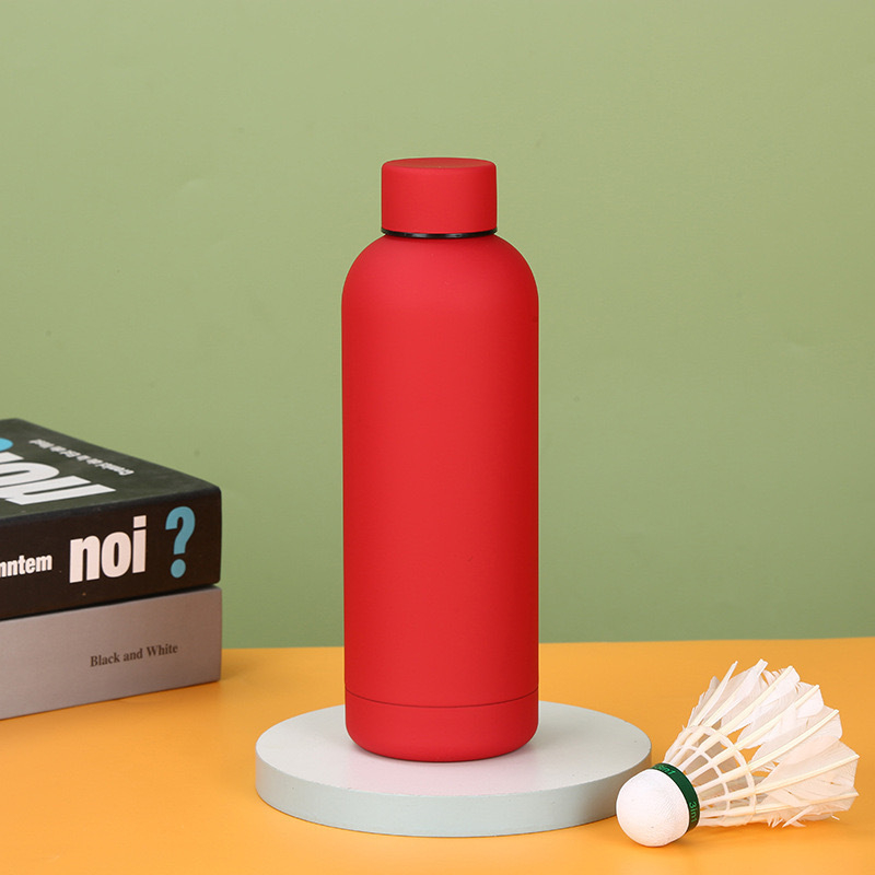 304 roostevabast terasest isolatsiooniga külma vee tass väikese suuga pudel õues kaasaskantav jäätunud kummivärvi sporditermosed piiriülene