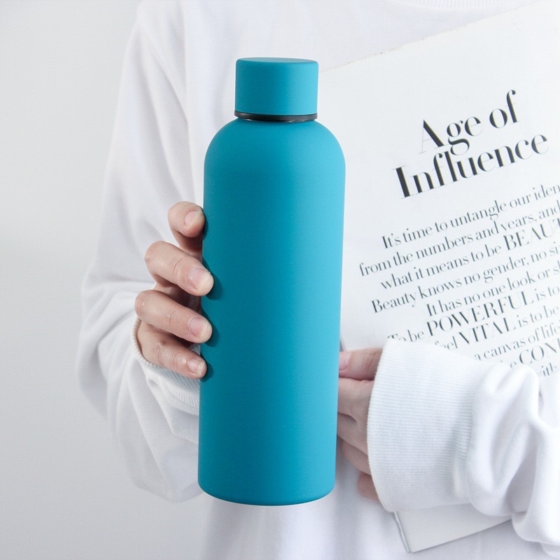 304 roostevabast terasest isolatsiooniga külma vee tass väikese suuga pudel õues kaasaskantav jäätunud kummivärvi sporditermosed piiriülene