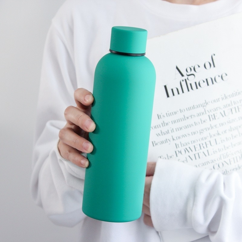 304 roostevabast terasest isolatsiooniga külma vee tass väikese suuga pudel õues kaasaskantav jäätunud kummivärvi sporditermosed piiriülene