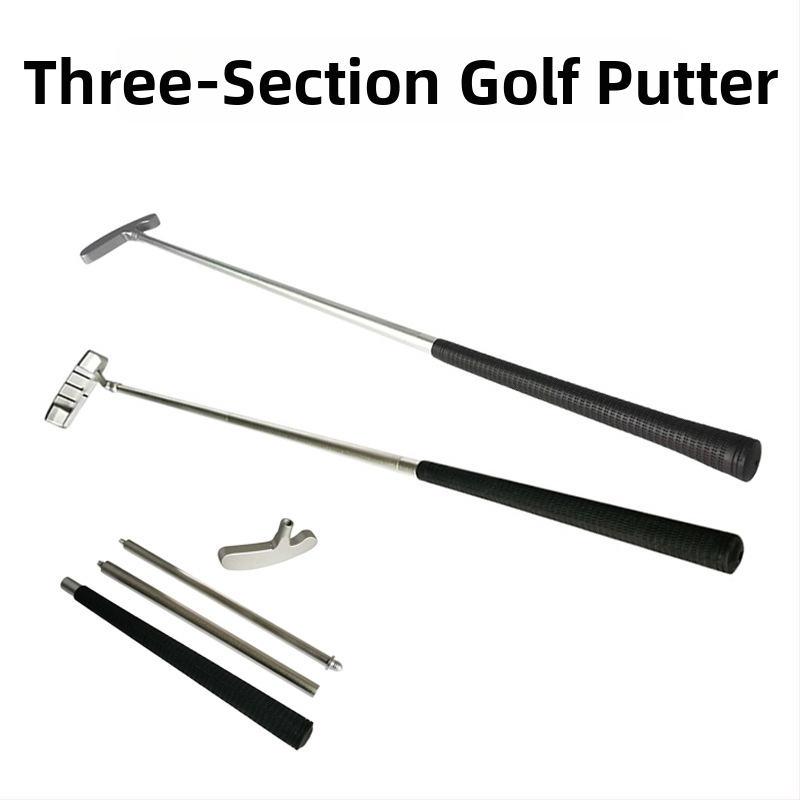 „Foli Factory Direct Supply“ golfo lazda pradedantiesiems, aliuminio lydinio, trijų sekcijų, kombinuota, praktikos lazda