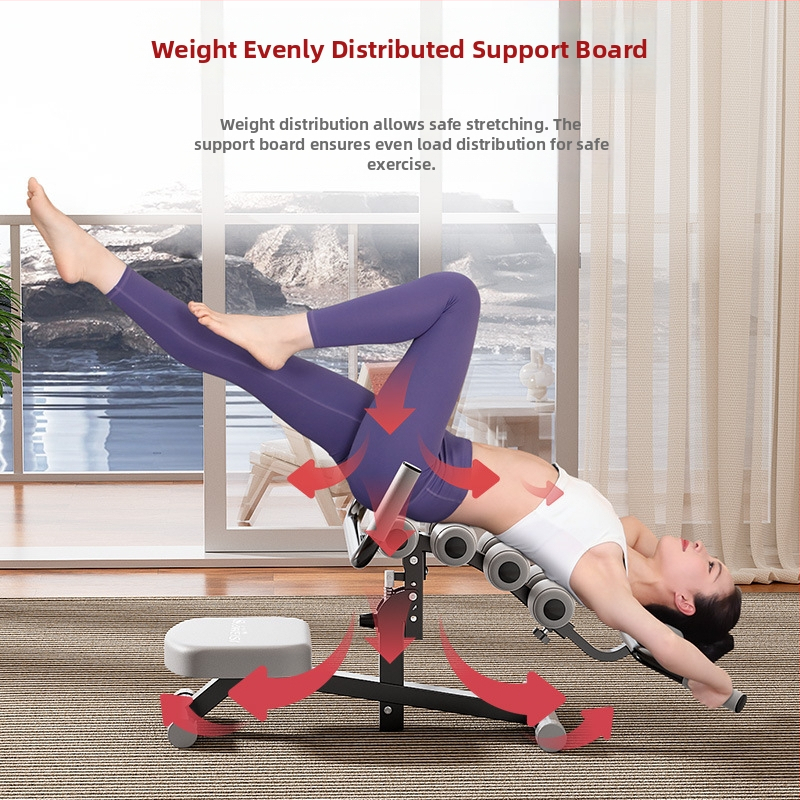 Устройство за успокояване на лумбални прешлени, корекция на гръбначния стълб, разтягане на талията, горна част на талията, тренировка за талия, артефакт, йога, пилатес, оборудване за домашни упражнения