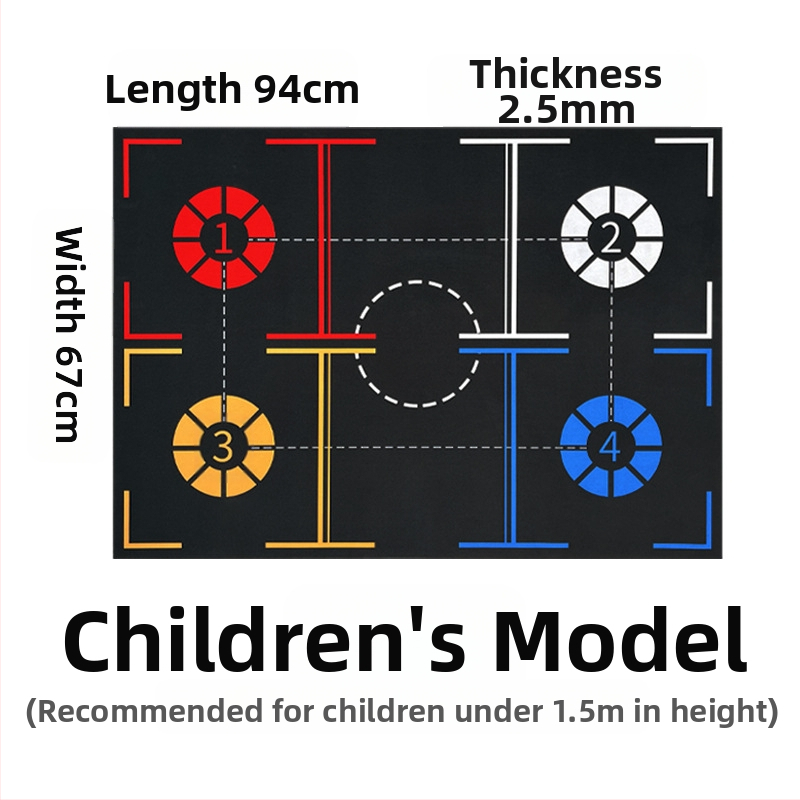 Dai Home Footstep Indoor Mat Ball Control Step Mat Mute Dribling Equipment Детска тренировъчна спомагателна постелка Звукоизолация