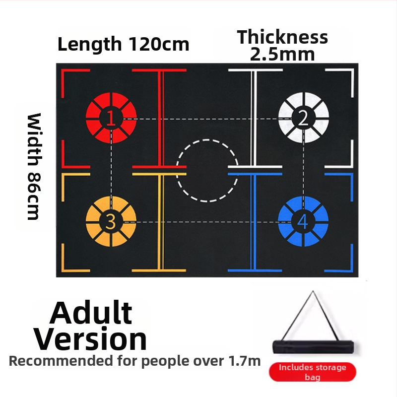 Dai Home Footstep Indoor Mat Ball Control Step Mat Mute Dribling Equipment Детска тренировъчна спомагателна постелка Звукоизолация