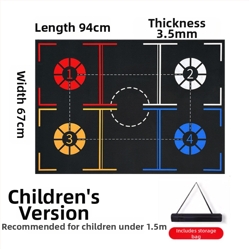 Dai Home Footstep Indoor Mat Ball Control Step Mat Mute Dribling Equipment Детска тренировъчна спомагателна постелка Звукоизолация