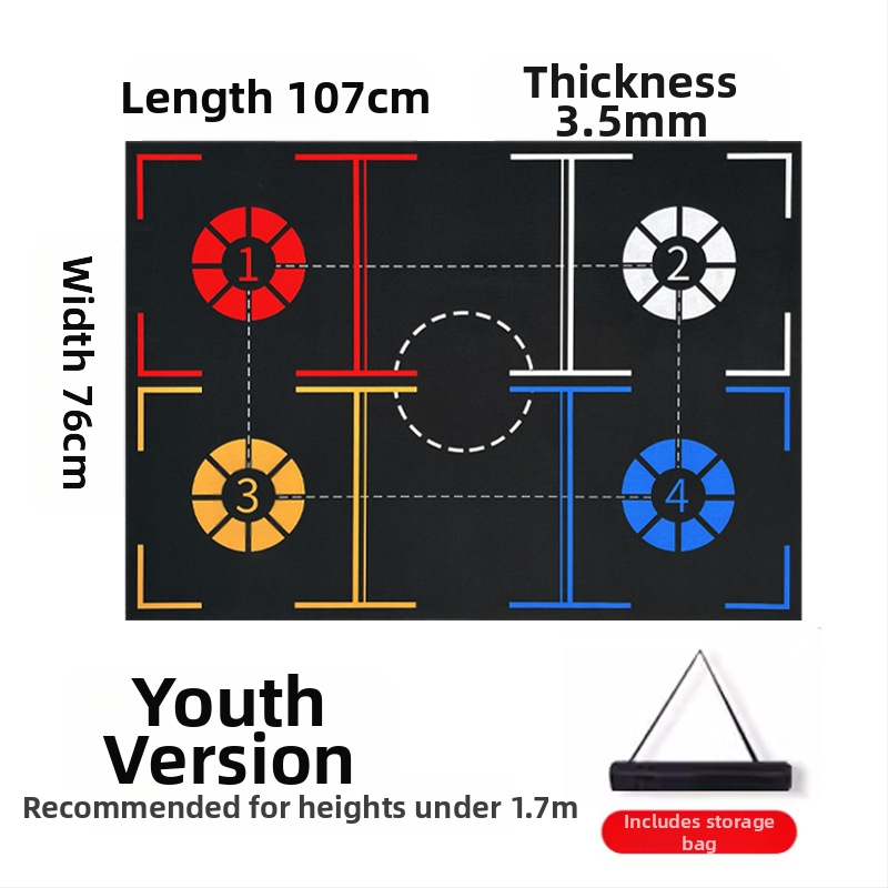 Dai Home Footstep Indoor Mat Ball Control Step Mat Mute Dribling Equipment Детска тренировъчна спомагателна постелка Звукоизолация