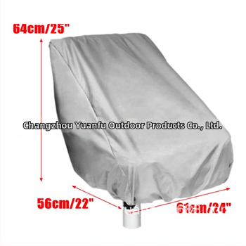 Didmeninė prekyba kruizinių kėdžių dulkių uždangalais lauko pontoninėms sėdynėms, apsauginis užvalkalas, atsparus vandeniui, apsaugantis nuo saulės, pontoninės kėdės užvalkalas