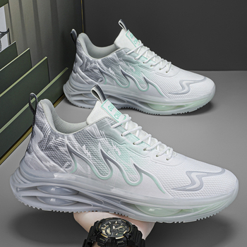 Férfi cipők nyári lélegző 2024 új ifjúsági plus size hálós cipő légpárnás futócipő