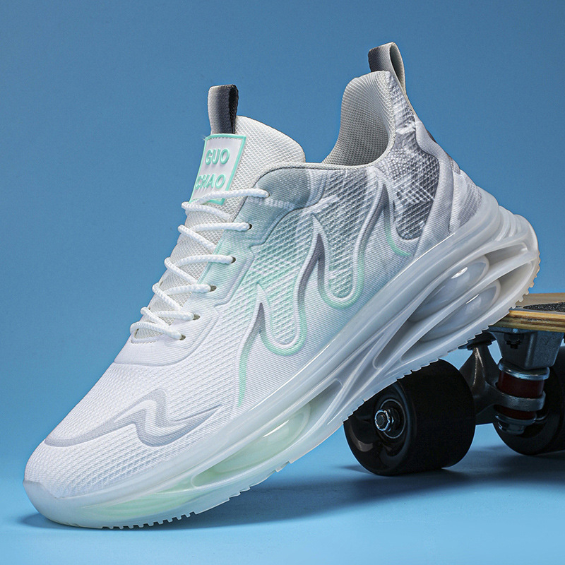 Férfi cipők nyári lélegző 2024 új ifjúsági plus size hálós cipő légpárnás futócipő