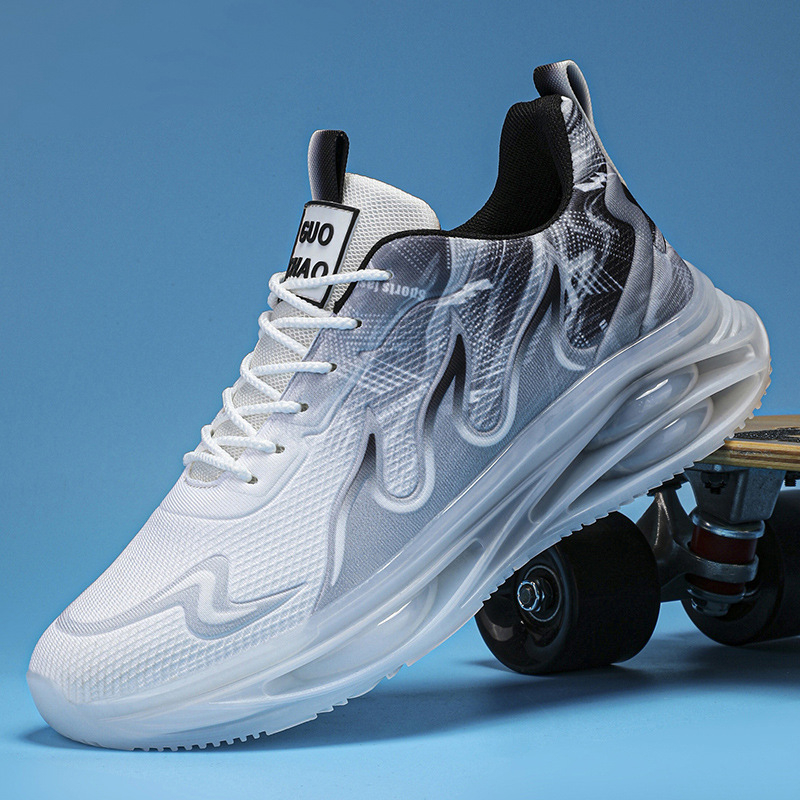 Férfi cipők nyári lélegző 2024 új ifjúsági plus size hálós cipő légpárnás futócipő