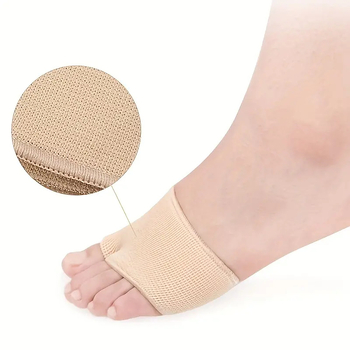 Srieginė priekinė pėdos pagalvėlė, sustorinta krepšinio kamuoliuko apsauga, itin minkšta nykščio apsauga, apsauganti nuo trinties, pėdos kokonas, pusės dydžio pėdos pagalvėlė, kvėpuojanti pėdų apsaugos apsauga.