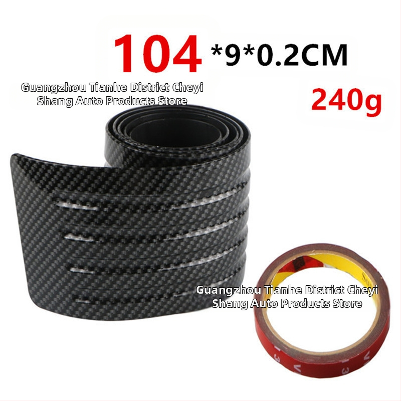 Auto universaalne pakiruumi kaitseriba, lävepaku kaitseriba, astumisevastane kleebis, tagaluugi kaitseriba, kokkupõrkevastane kriimustusriba