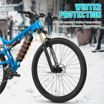 Piiriülene spetsiaalne elektrilise jalgratta aku kaitsekate neopreenist, tugev kulumiskindel soojusisolatsioon, veekindel, reguleeritav