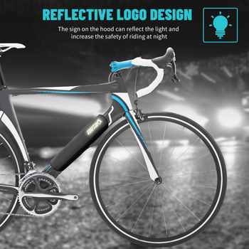 Piiriülene spetsiaalne elektrilise jalgratta aku kaitsekate neopreenist, tugev kulumiskindel soojusisolatsioon, veekindel, reguleeritav