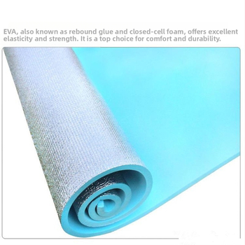 Õues EVA ühekordne alumiiniumfooliumist niiskuskindel matt, telkimis-, vabaaja- ja fitnessvahtmatt, paksendatud joogamatt