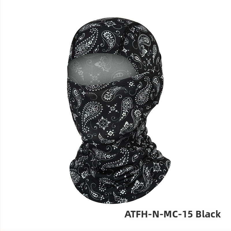 Ruidong Amazon CrossBorder Sun Protection Flying Tiger Hat Sports Balaclava Cycling Hood Ātri žūstoša elpojoša maska