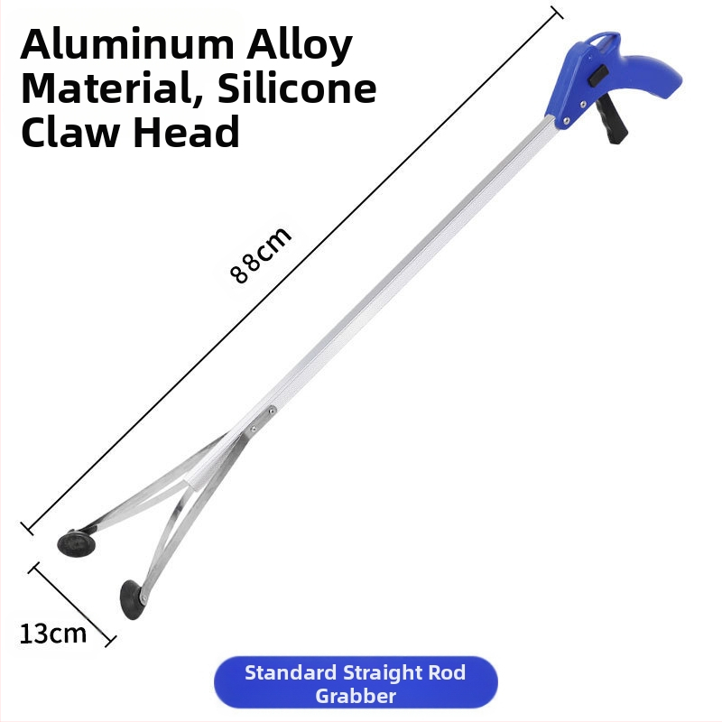 Tarpvalstybinis sulankstomas šiukšlių spaustukas, sutirštintas aliuminio lydinio šiukšlių surinkimo sanitarijos spaustukas, surinkimo spaustukas nėščioms moterims, nesilenkite virš rinktuvo