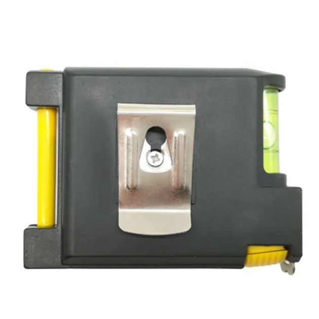 Daugiafunkcinė matavimo juosta su lygio matuokliu, juosta su užrašu, tušinukas, matavimo juosta 2 m, 3 m matavimo įrankis