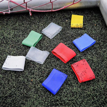 Silikoninė vyrų ir moterų futbolo lipni juosta kaklo apsaugai, skirta treniruotėms su neslystančiomis kojinėmis.