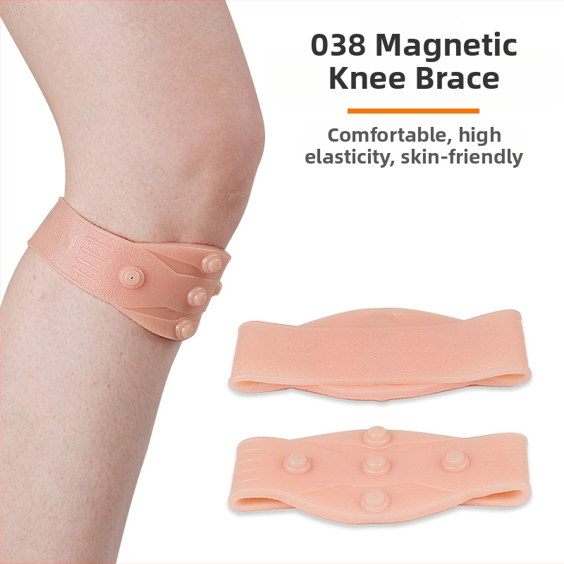 Rotulieră magnetică SEBS pentru călărie în aer liber, moale, absorbantă de șocuri, echipament de protecție pentru baschet, presiune, rotulieră sport cu rotula