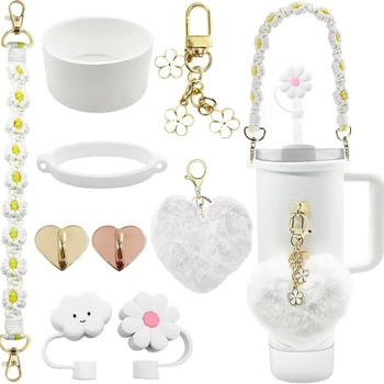 Piiriülesed Stanley karika aksessuaarid, Stanley jääkarikas, Stanley karika armastuse karusnahast palli võtmehoidja ripatsikomplekt