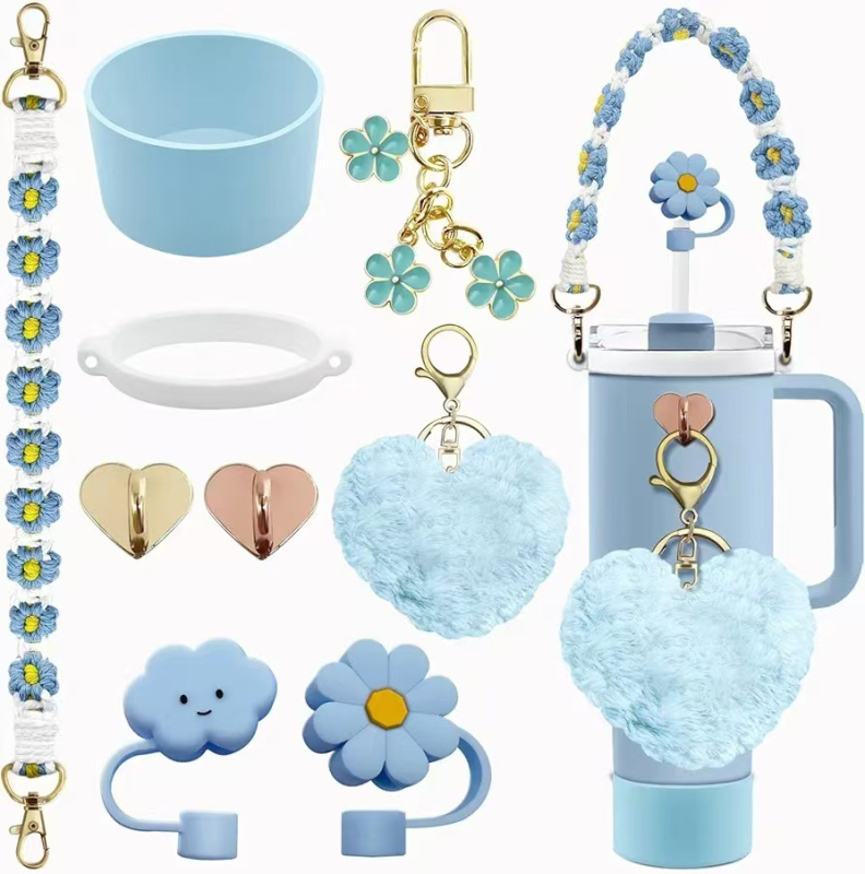 Piiriülesed Stanley karika aksessuaarid, Stanley jääkarikas, Stanley karika armastuse karusnahast palli võtmehoidja ripatsikomplekt