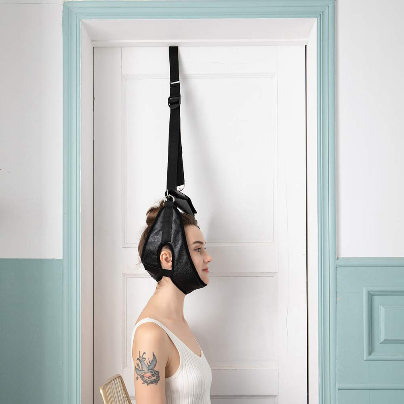 Устройство за цервикална тракция, преносимо оборудване за врати, облекчаване на болка във врата, носилка за теглене над главата, домашна физика