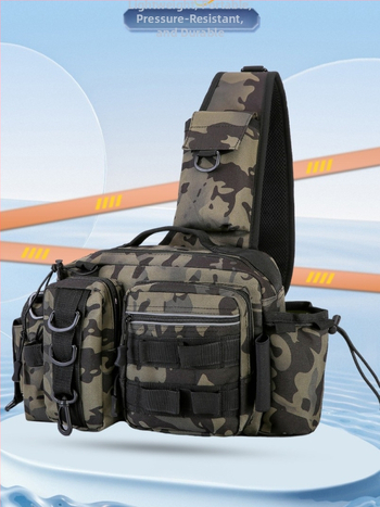 Tarptautinių gamintojų „Luya“ naujas daugiafunkcis žvejybos krepšys, skirtas kelionėms, lauko sportui, per petį, „Luya“ juosmens krepšys vyrams