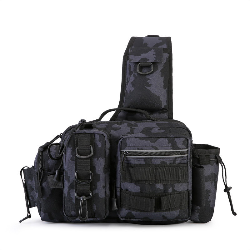 Tarptautinių gamintojų „Luya“ naujas daugiafunkcis žvejybos krepšys, skirtas kelionėms, lauko sportui, per petį, „Luya“ juosmens krepšys vyrams