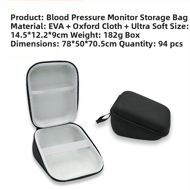 „Eva“ sfigmomanometro laikymo krepšys tinka „Omron“ elektroniniam kraujospūdžio matuokliui, apsauginei dėžutei, matavimo priemonei, nešiojamam smūgiams atspariam krepšiui.