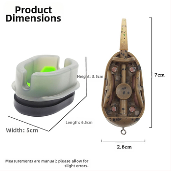 Трансграничен coolo риболов в европейски стил Серия 3+1 държач за стръв, експлозивна кука, държач за стръв, инструмент за стръв feide