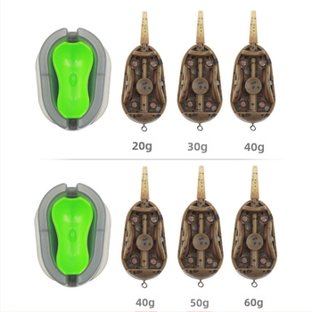 Трансграничен coolo риболов в европейски стил Серия 3+1 държач за стръв, експлозивна кука, държач за стръв, инструмент за стръв feide